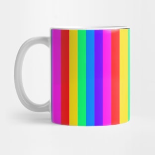 Colorful Rainbow Stripes Mug